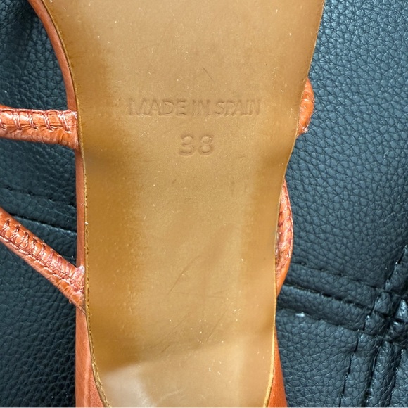 L'INTERVALLE Terracotta Strappy Heels - Picture 10 of 12